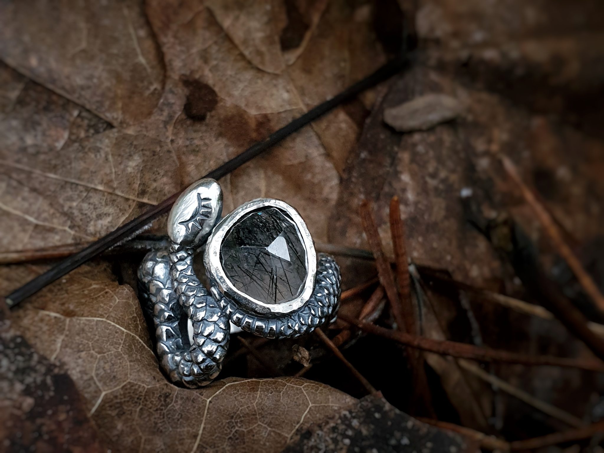 EMBRACE ring with your gem of choice – Belly Of The Snake