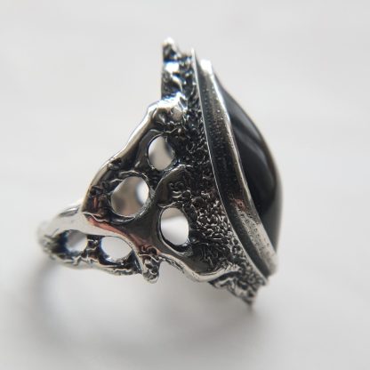 Rainbow obsidian ring - US 8 - Image 3