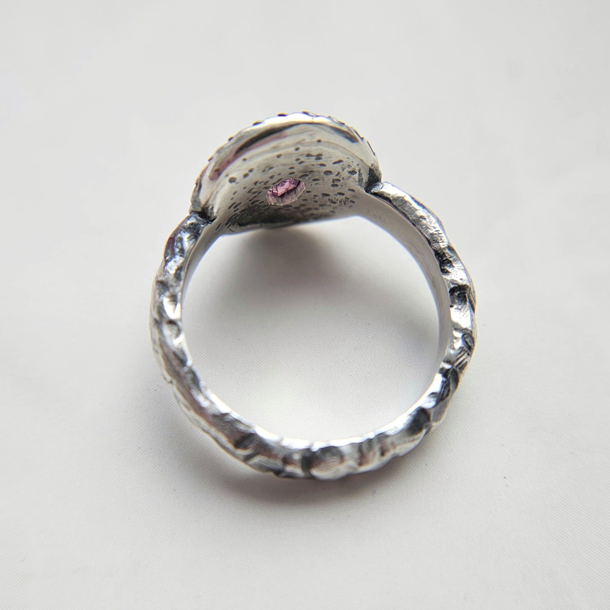 Ruby shield snake ring - US 7 1/2 - Image 4