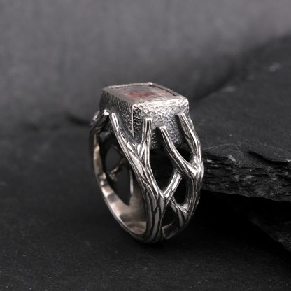 Quartz twig ring - US 7 (17.3) - Image 5