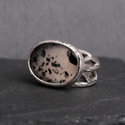 Montana agate twig ring - US 8 (18.2)