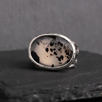 Montana agate twig ring - US 8 (18.2) - Image 2