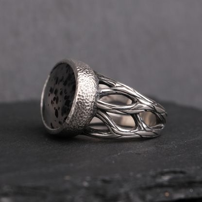 Montana agate twig ring - US 8 (18.2) - Image 4