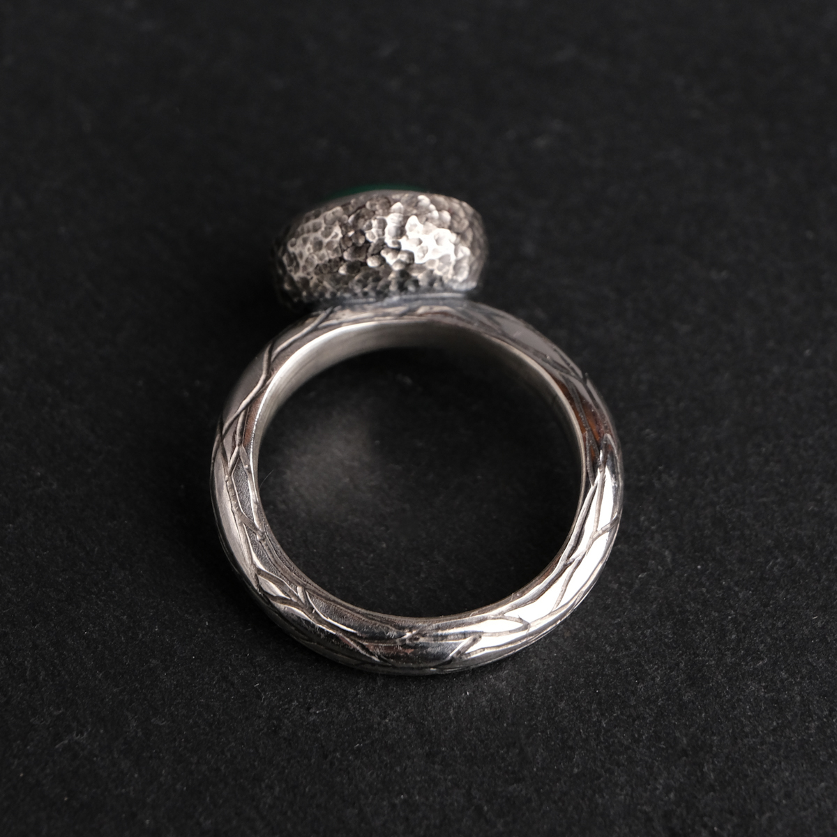 Twig ring with chrysoprase - US 5 (15.7) - Image 4