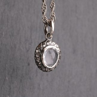 Snakeskin pendant - quartz